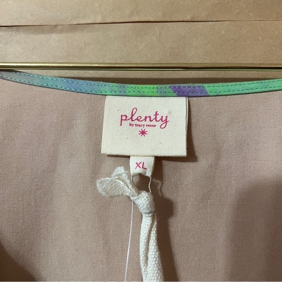 Anthropologie NWT Plenty by Tracy Reese Puff Sleeve Surplice Mini Dress Size XL - Picture 5 of 13